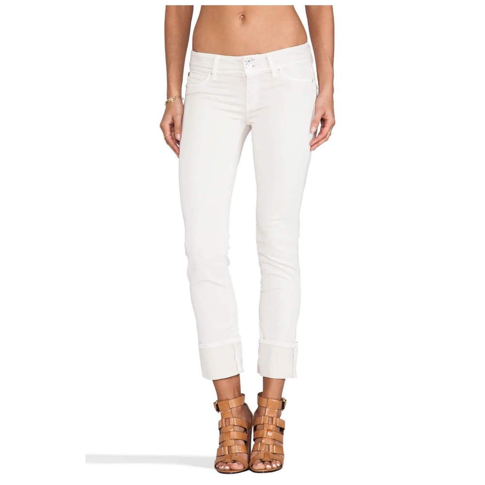 Hudson Jeans Ginny Crop Straight with Cuff Hudson Jeans Size 32 | White